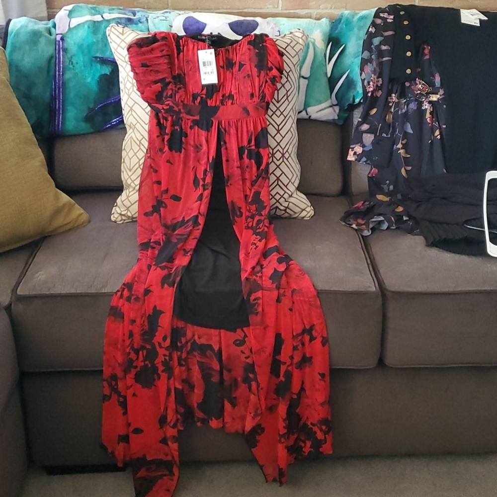 Connected apparel dress